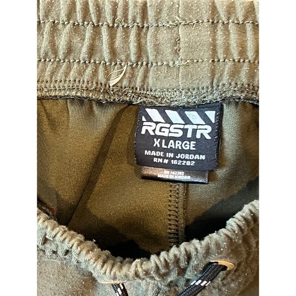 RGSTR Khaki Green Joggers Mens XL - Picture 3 of 3